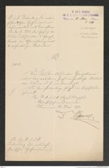 k.k. naturhistorisches Hofmuseum, Intendanzakten 1885-1896 (Hauer), Aktenzahl Z.347.a/1891, Seite 1